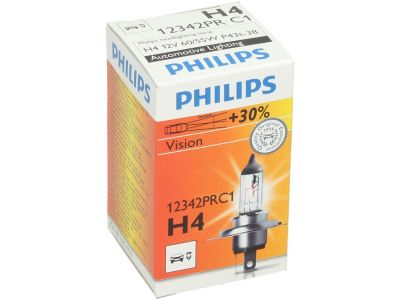 Philips Lampadina Lampadina H4 Vision+30% Più Luce 12V 60/55W P43t