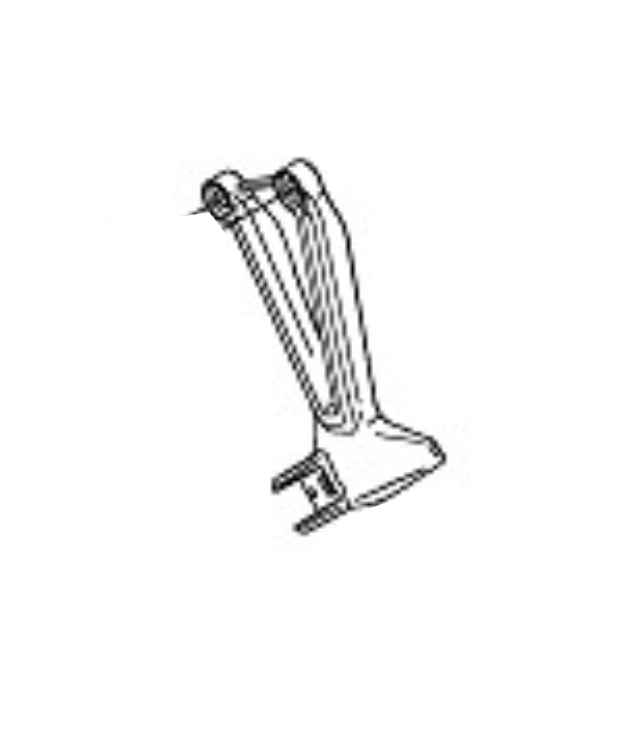Staffa poggiapiedi posteriore sinistra per Z 900 RS /Cafe (Bj.18-) Originale Kawasaki