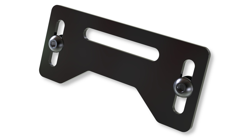 HIGHSIDER pro targa illuminata nera (1 pezzo)