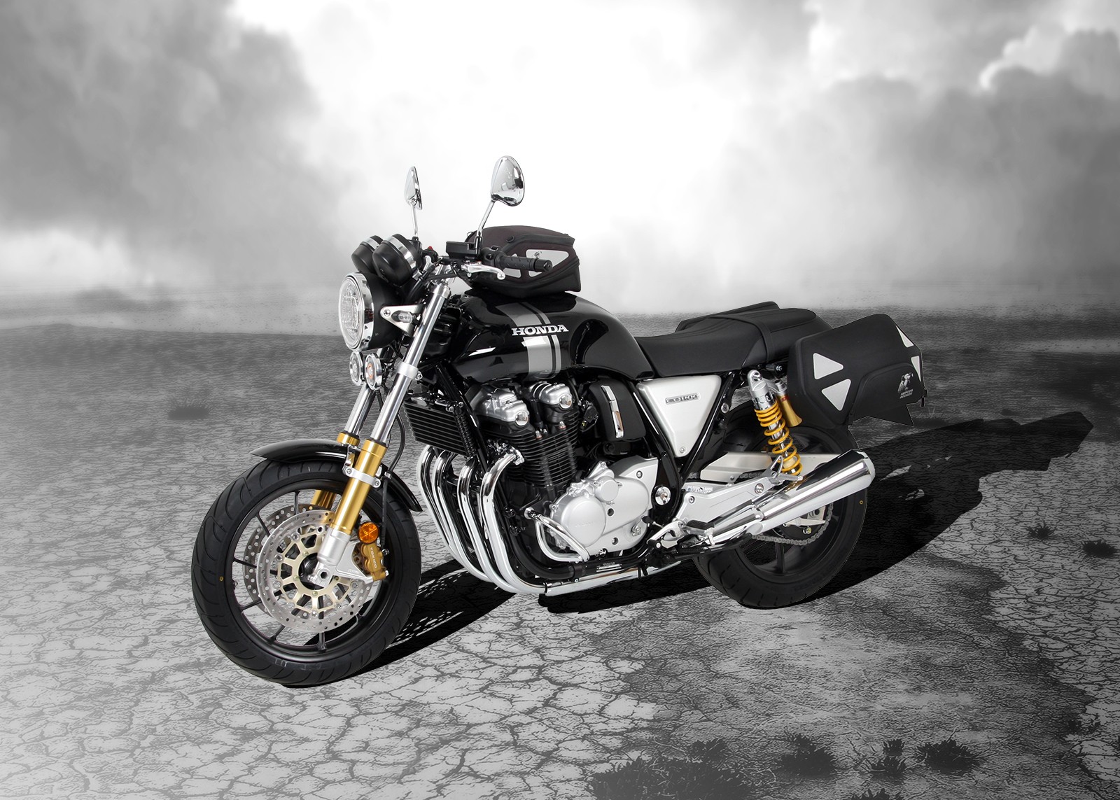 Portapacchi laterale C-Bow cromato per Honda CB 1100 RS (17-20) Hepco & Becker