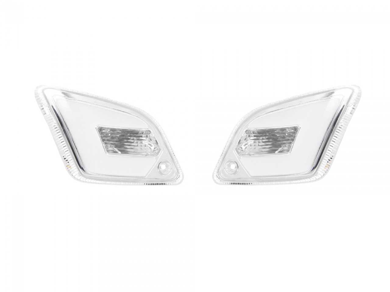 Set di indicatori di direzione posteriori a LED, trasparenti per Vespa GT, GTL, GTV, GTS 125-300 (2014-2018)