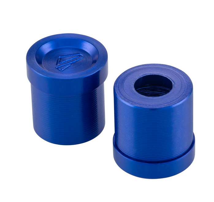 Copriforo per specchietto destro e sinistro FABRICA per Vespa, anodizzato blu