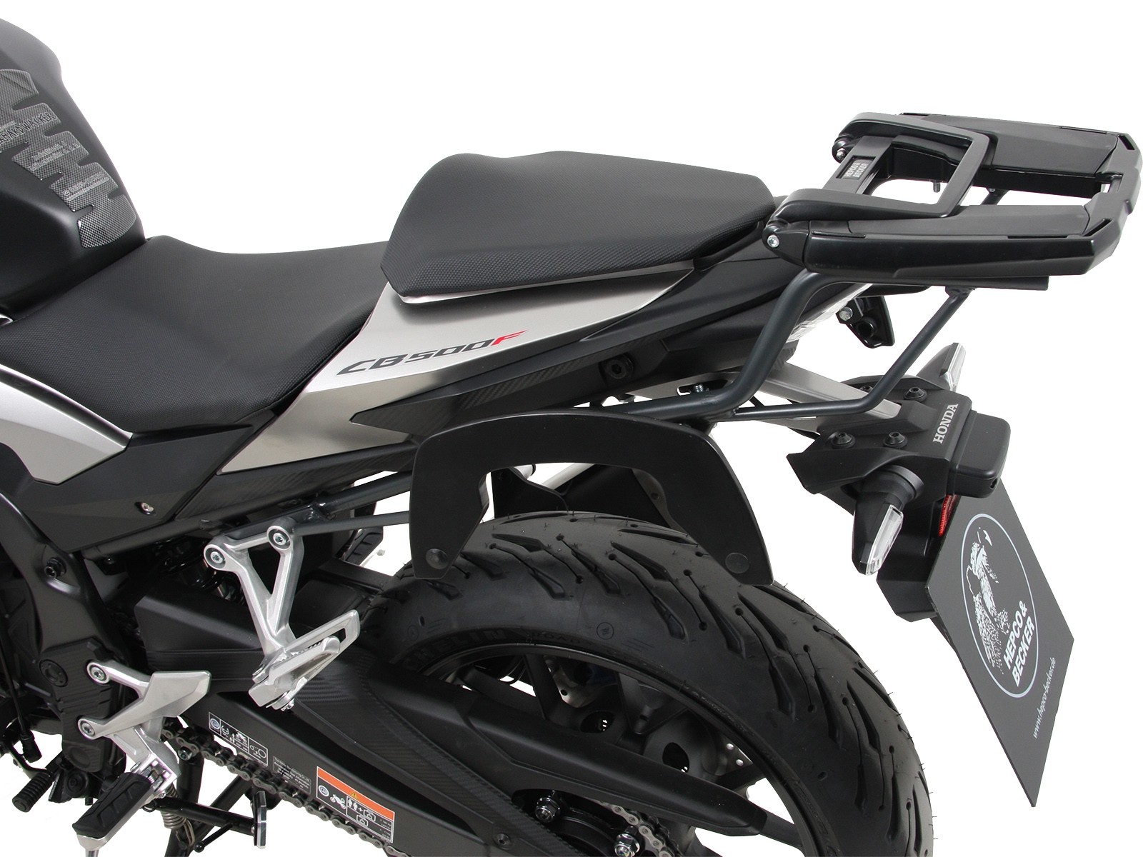 Portapacchi laterale C-Bow antracite per Honda CB 500 F (19-23) Hepco & Becker