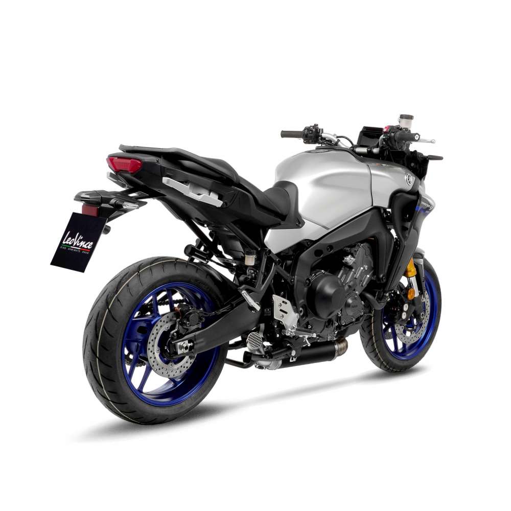 LeoVince sistema completo LV Race per Yamaha Tracer 9 /GT, acciaio inox nero, Euro5, ABE