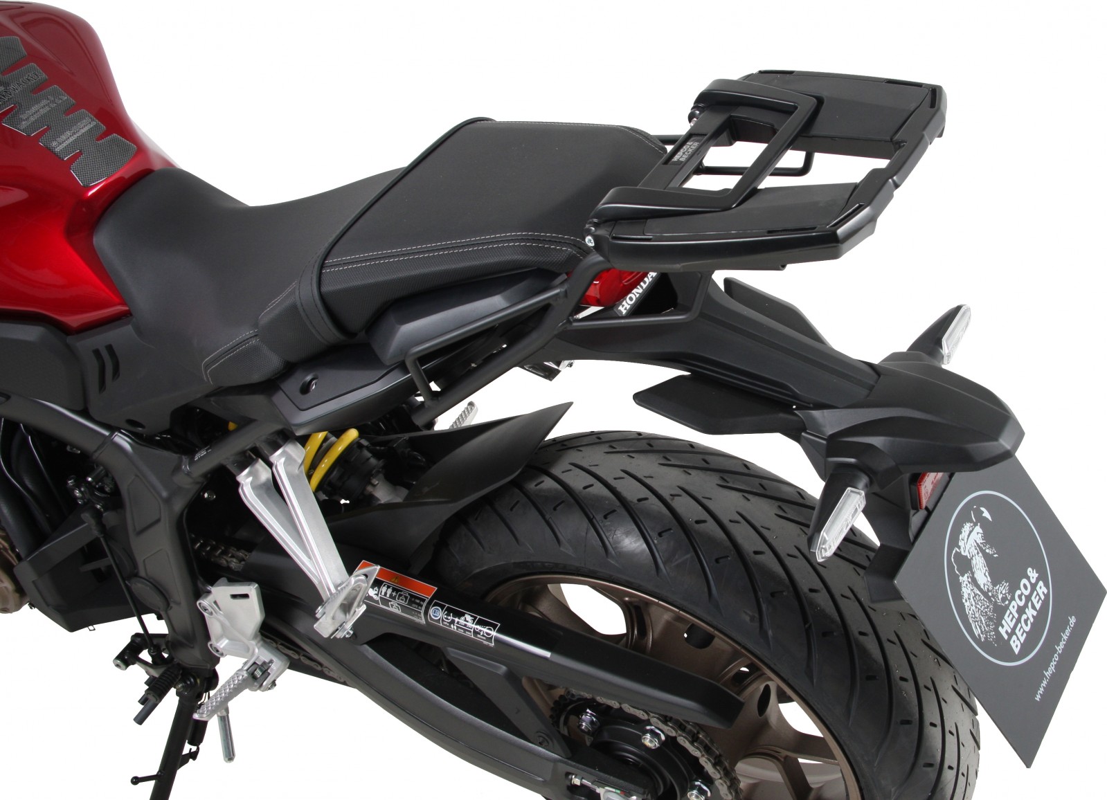 Portavaligie Easyrack nero per Honda CB 650 R (19-20) Hepco & Becker