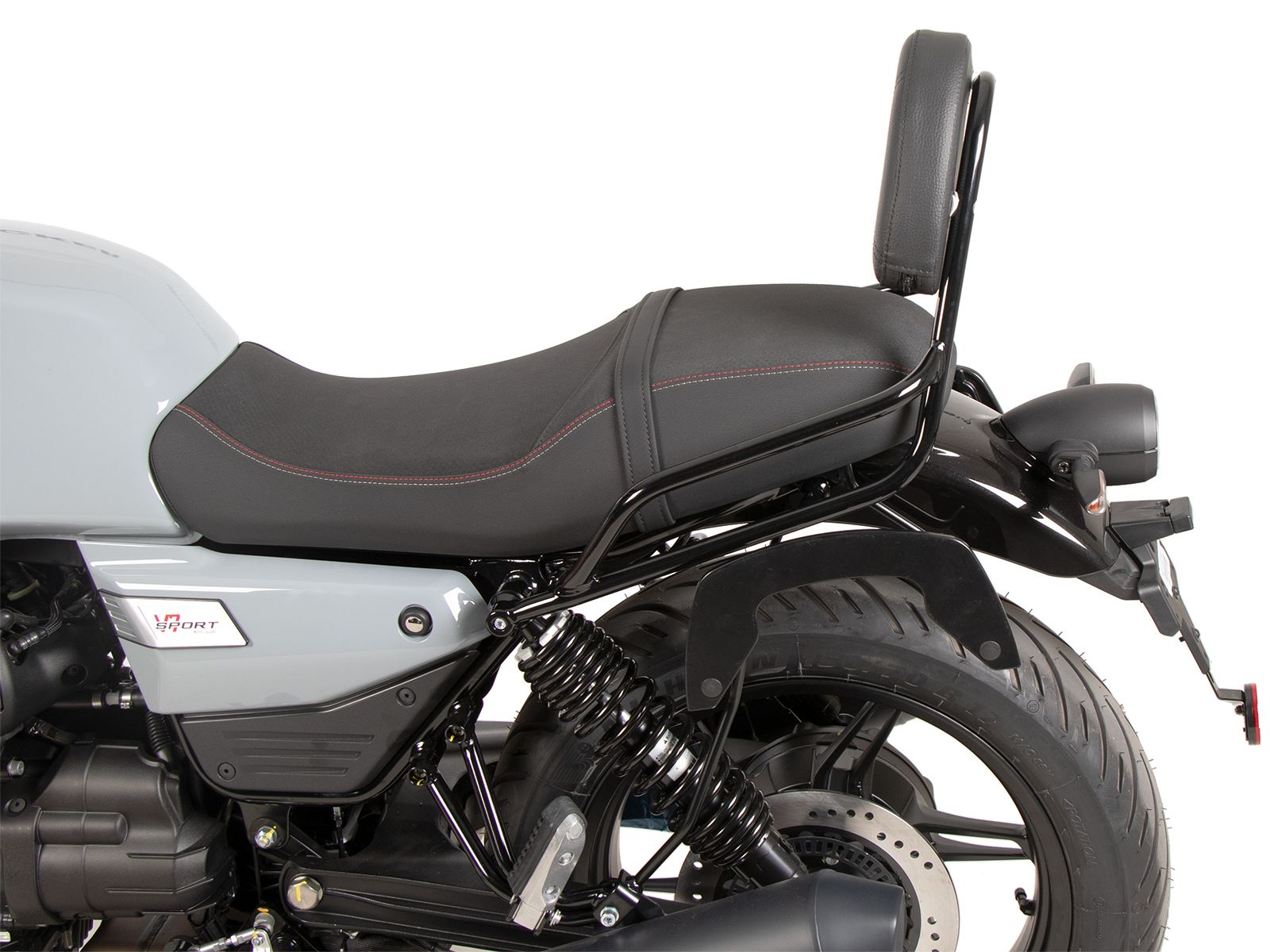 Sissybar senza portapacchi nero per Moto Guzzi V7 850 Special (25-) Hepco & Becker