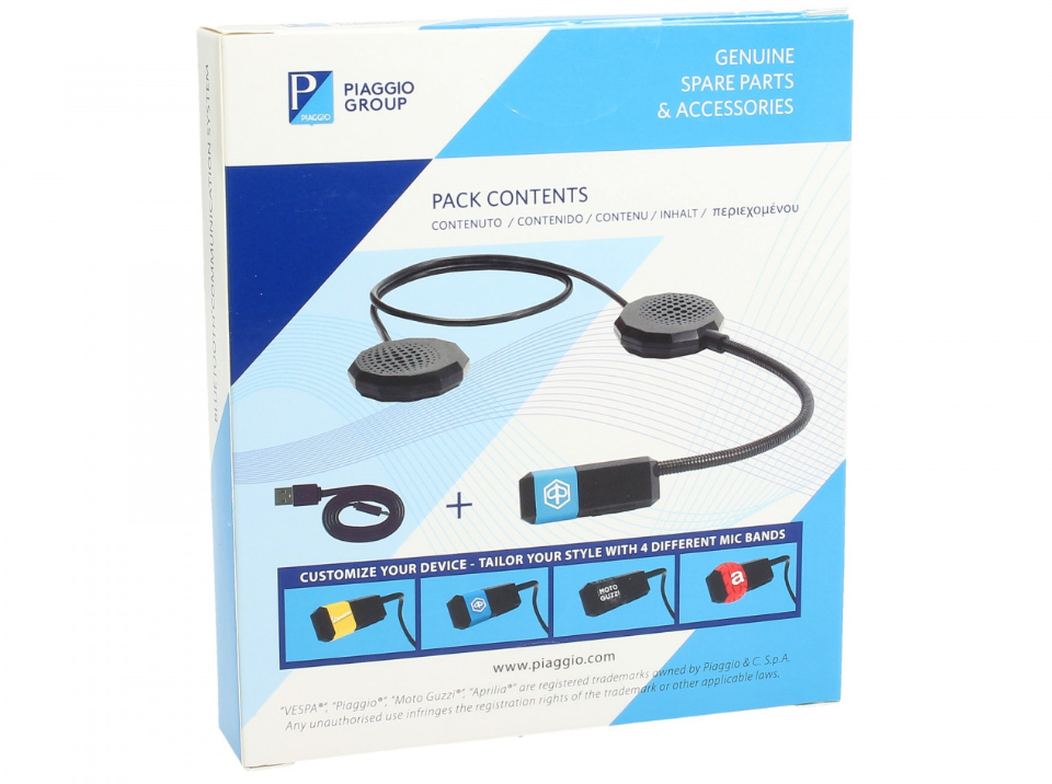 Sistema di comunicazione Bluetooth Vespa / Piaggio / Aprilia / Moto Guzzi