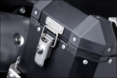 2 serrature - bauletto in alluminio per Suzuki V-Strom 650 BJ. 2009-2011