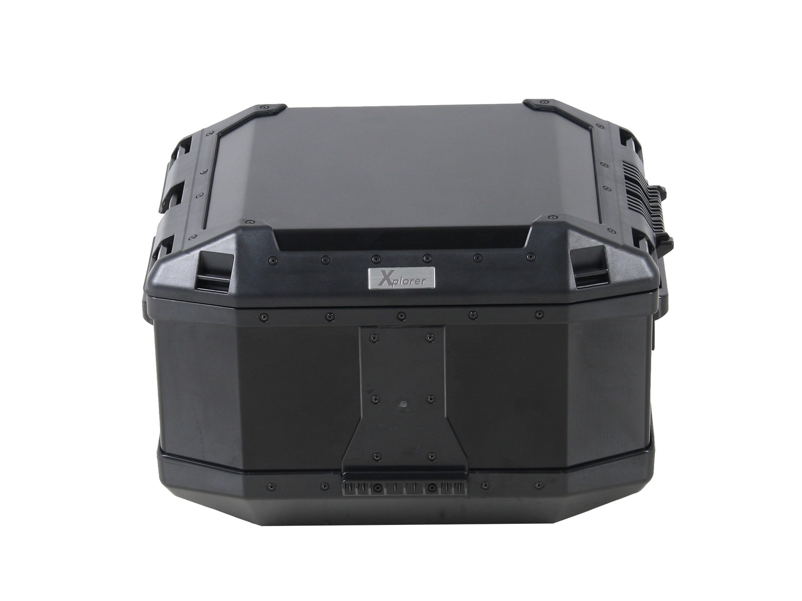 Bauletto in alluminio Xplorer 45 nero Hepco & Becker