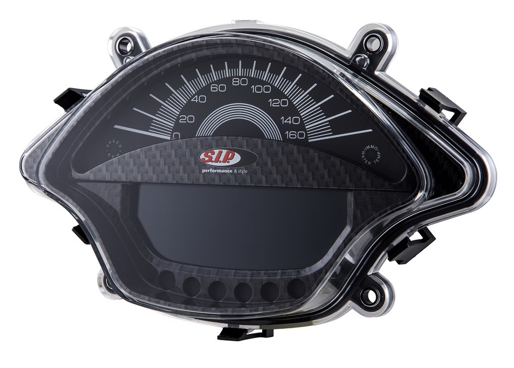 Contagiri / tachimetro per Vespa GTS/GTS Super 300cc FL ('14-), carbon-look
