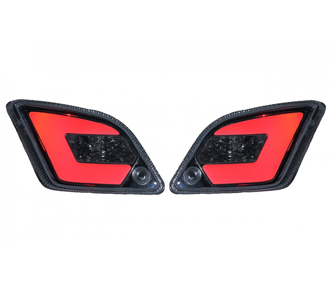 Set di indicatori di direzione posteriori a LED, colorati per Vespa GT, GTL, GTV, GTS 125-300 (2014-2018)