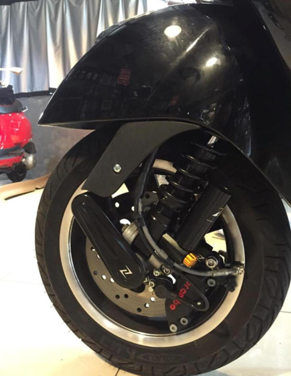 Ammortizzatore anteriore "Black Edition" per Vespa GTS/GTS Super 125-300cc ('14-'16), nero