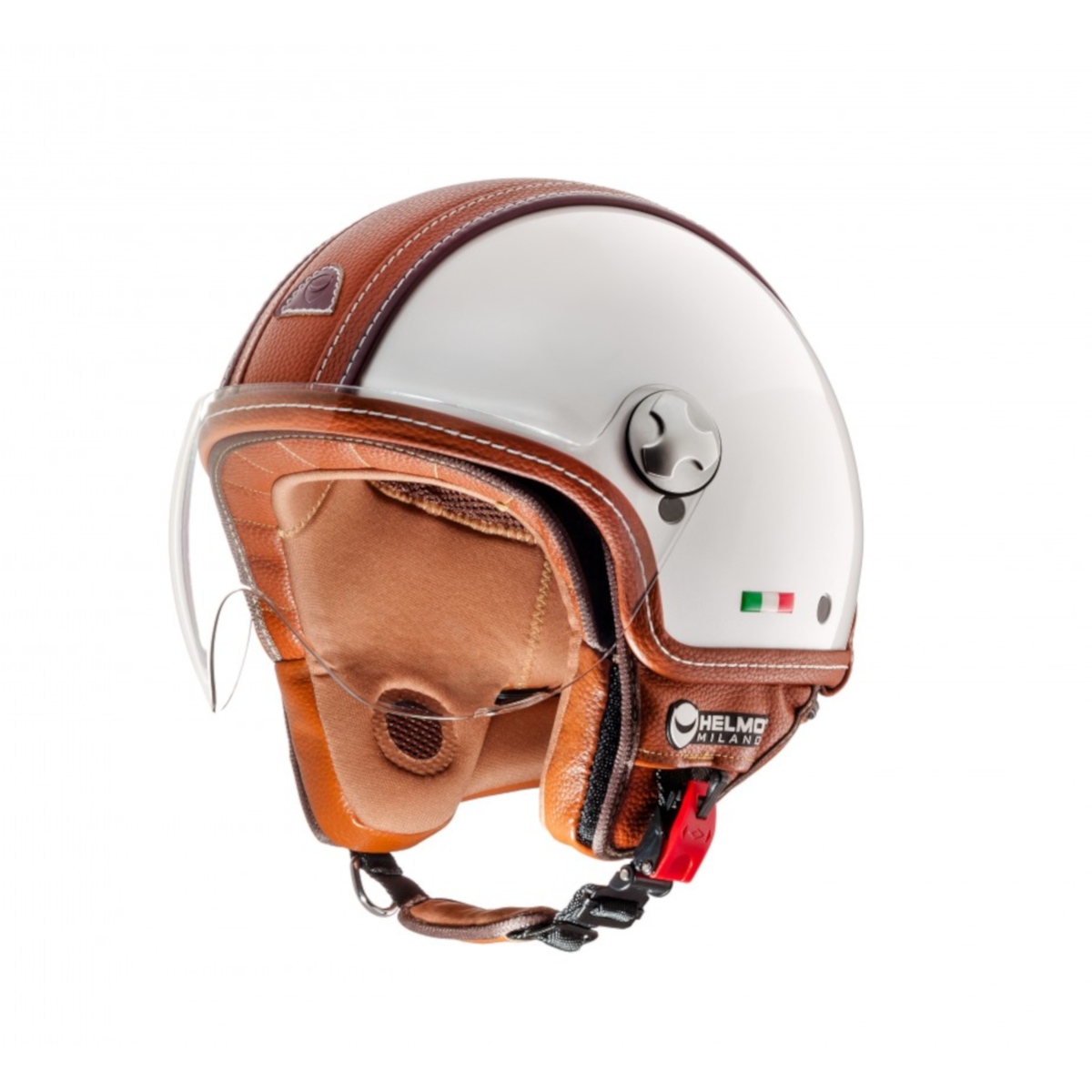 Helmo Milano Demi Jet, PelleDura, bianco