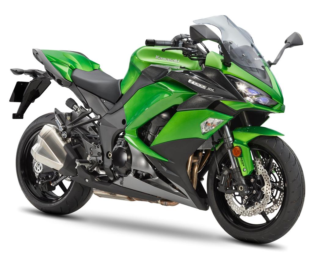 Coprisella passeggero Candy Lime Green Type3 (51P) per Ninja 1000 SX Originale Kawasaki