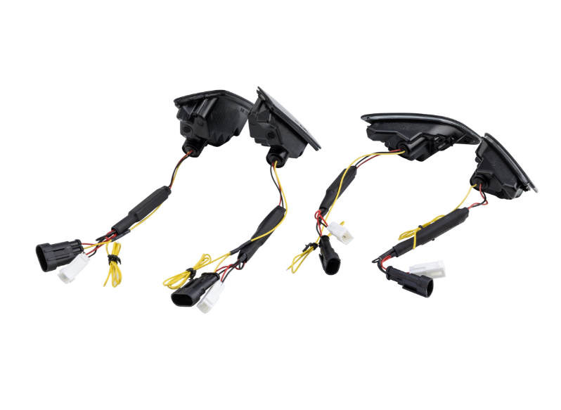 Kit indicatori di direzione ZELIONI anteriore e posteriore per Vespa GTS/GTS Super/GTV 125-300cc, colorati