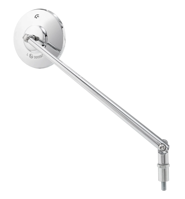 Specchio standard per Vespa, filettatura destra, cromo