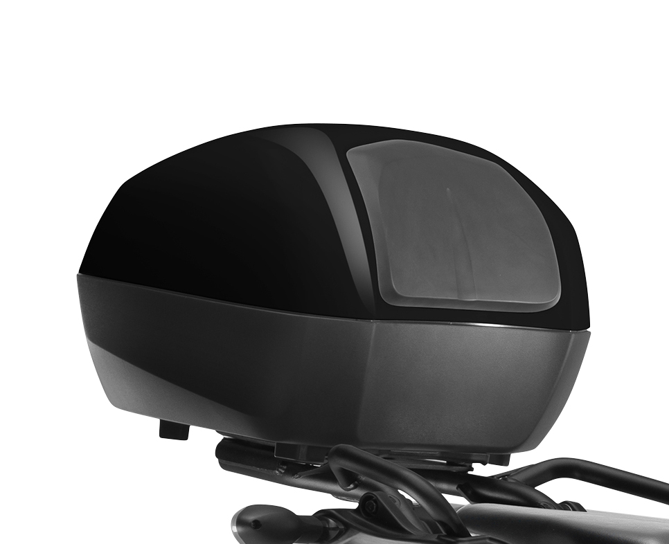 Bauletto originale Honda VFR800X Crossrunner 31 L polvere da sparo nero metallizzato NH436