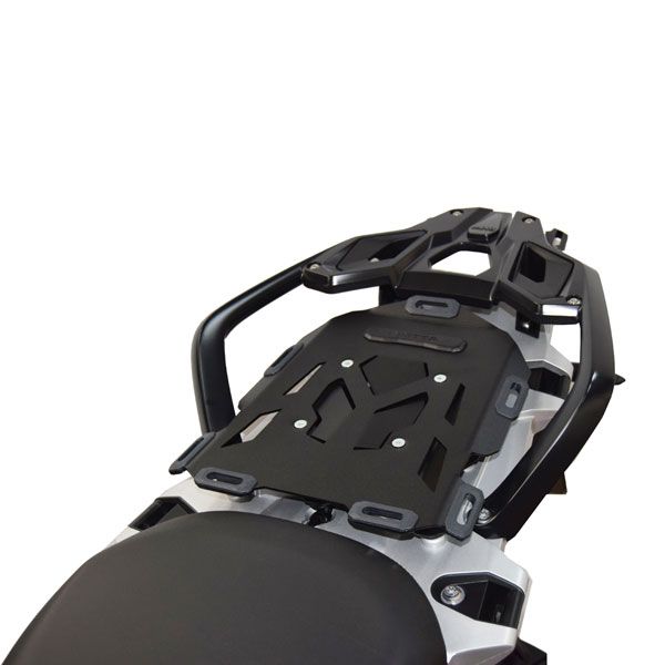 Portapacchi in alluminio al posto della sella del passeggero per BMW R 1200 GS LC /R 1200 Rallye /R 1250 GS, alluminio, nero