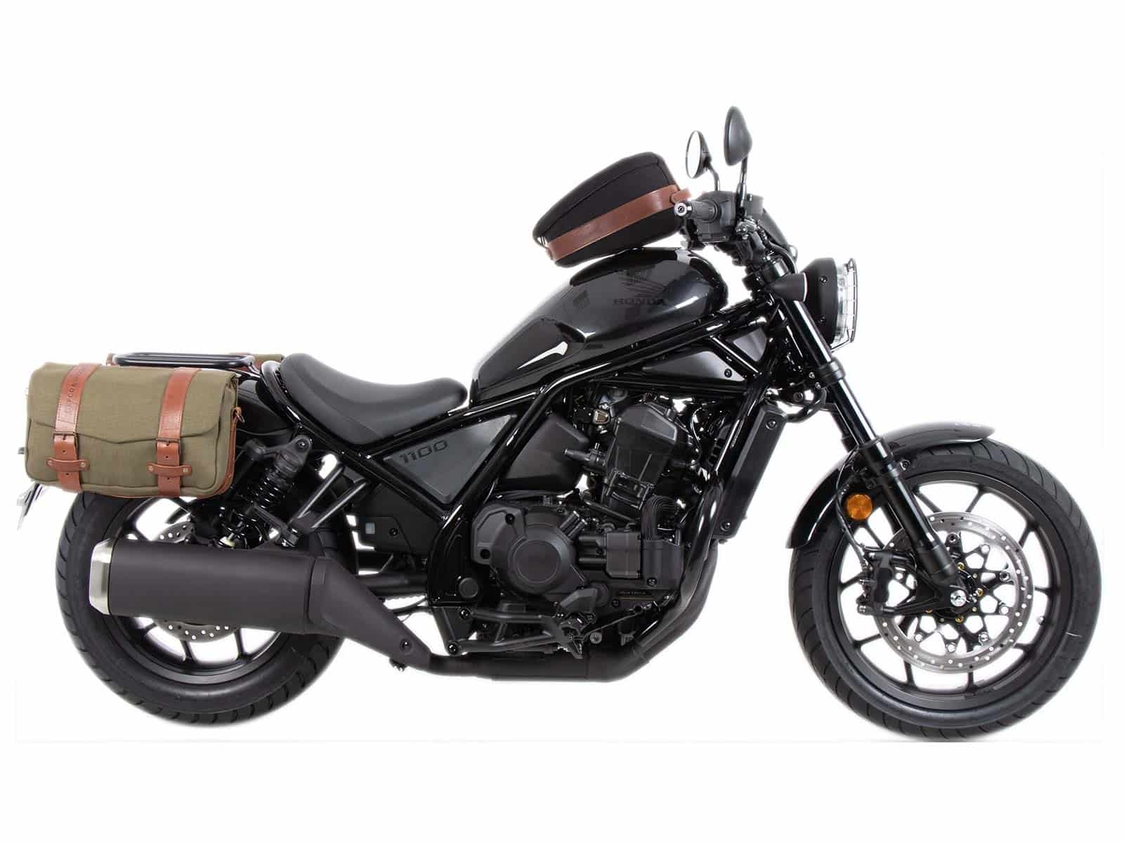 Portapacchi laterale C-Bow nero per Honda CMX 1100 Rebel /DCT (21-24) Hepco & Becker