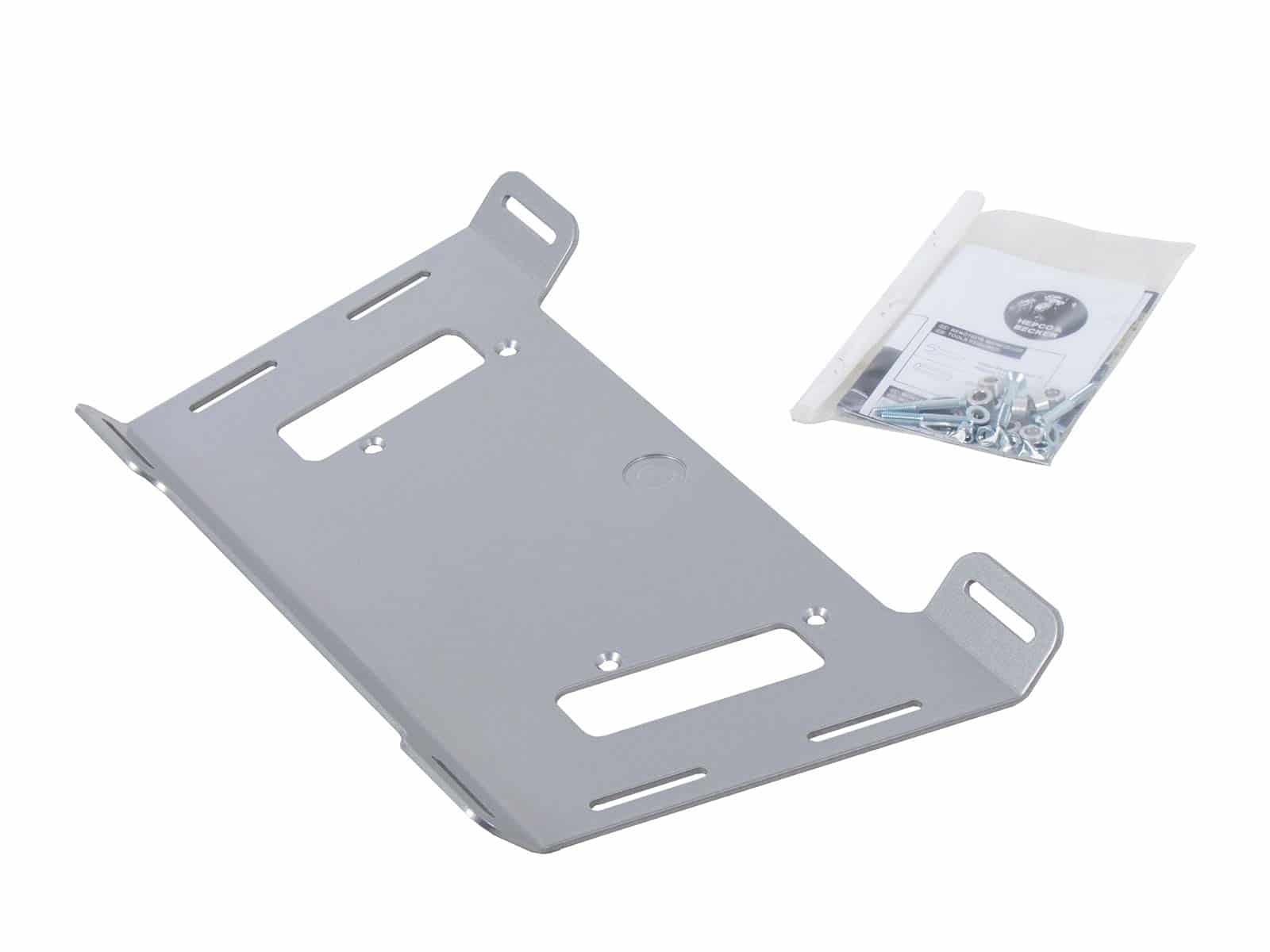 Estensione portapacchi argento per BMW R 1200 GS (04-12) Hepco & Becker