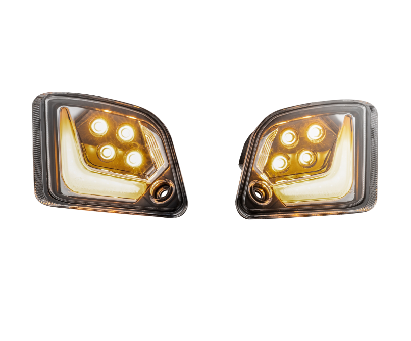 Kit indicatori di direzione anteriore e posteriore per Vespa GTS/GTS Super/GTV 125-300cc, trasparente