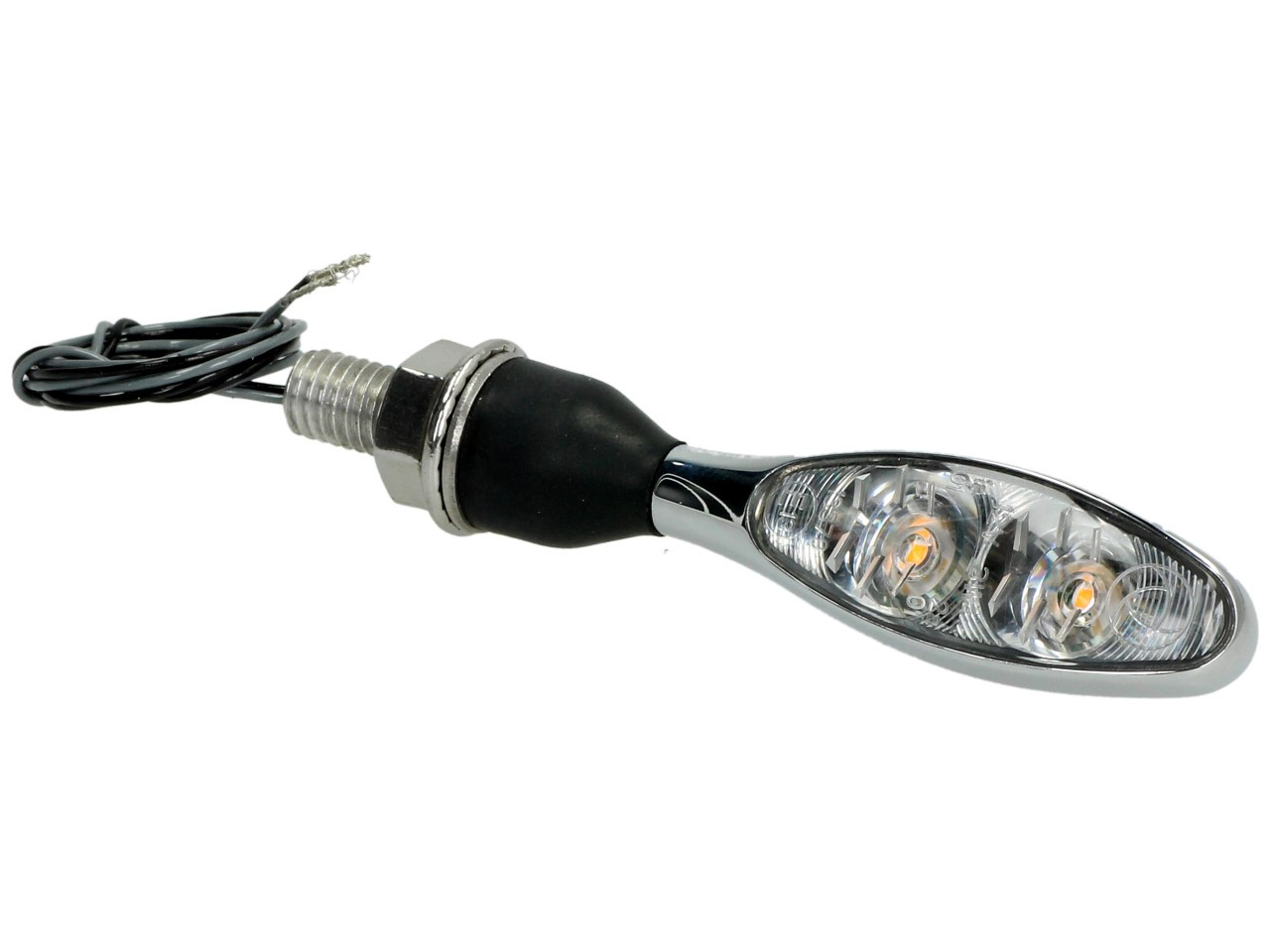 Indicatore Kellermann, Micro 1000 Extreme, acciaio, LED, V/H, L/R, 12 V, cromo lucido, M8x20