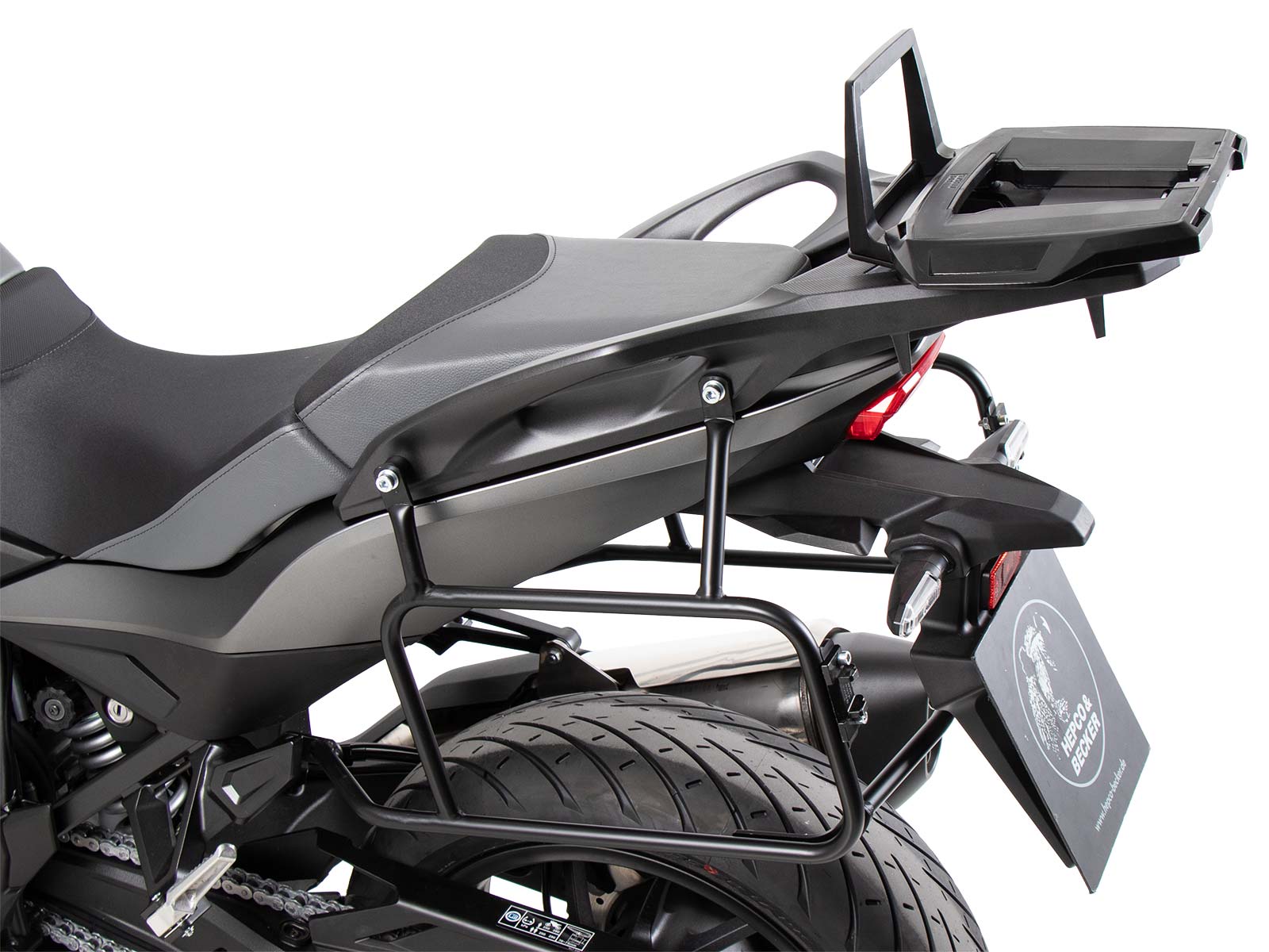 Portavaligie in alluminio per portapacchi originale per Honda NT 1100 (22-24) Hepco & Becker