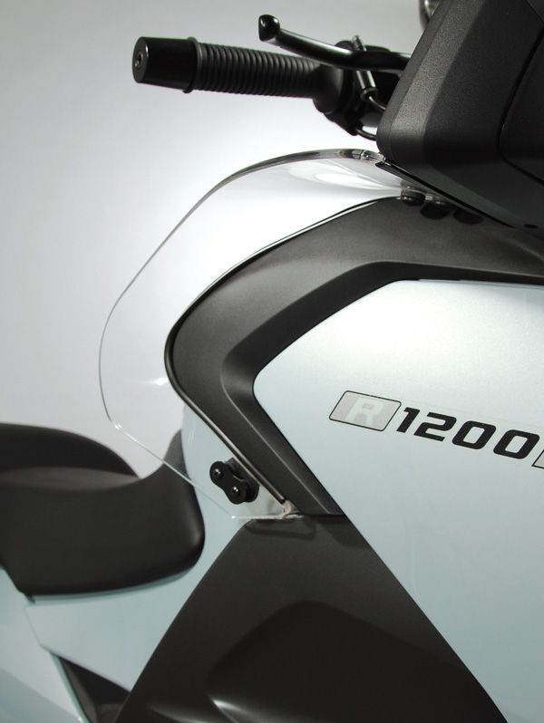Coppia di paragambe per BMW R 1200 RT (10-14), fumè chiaro
