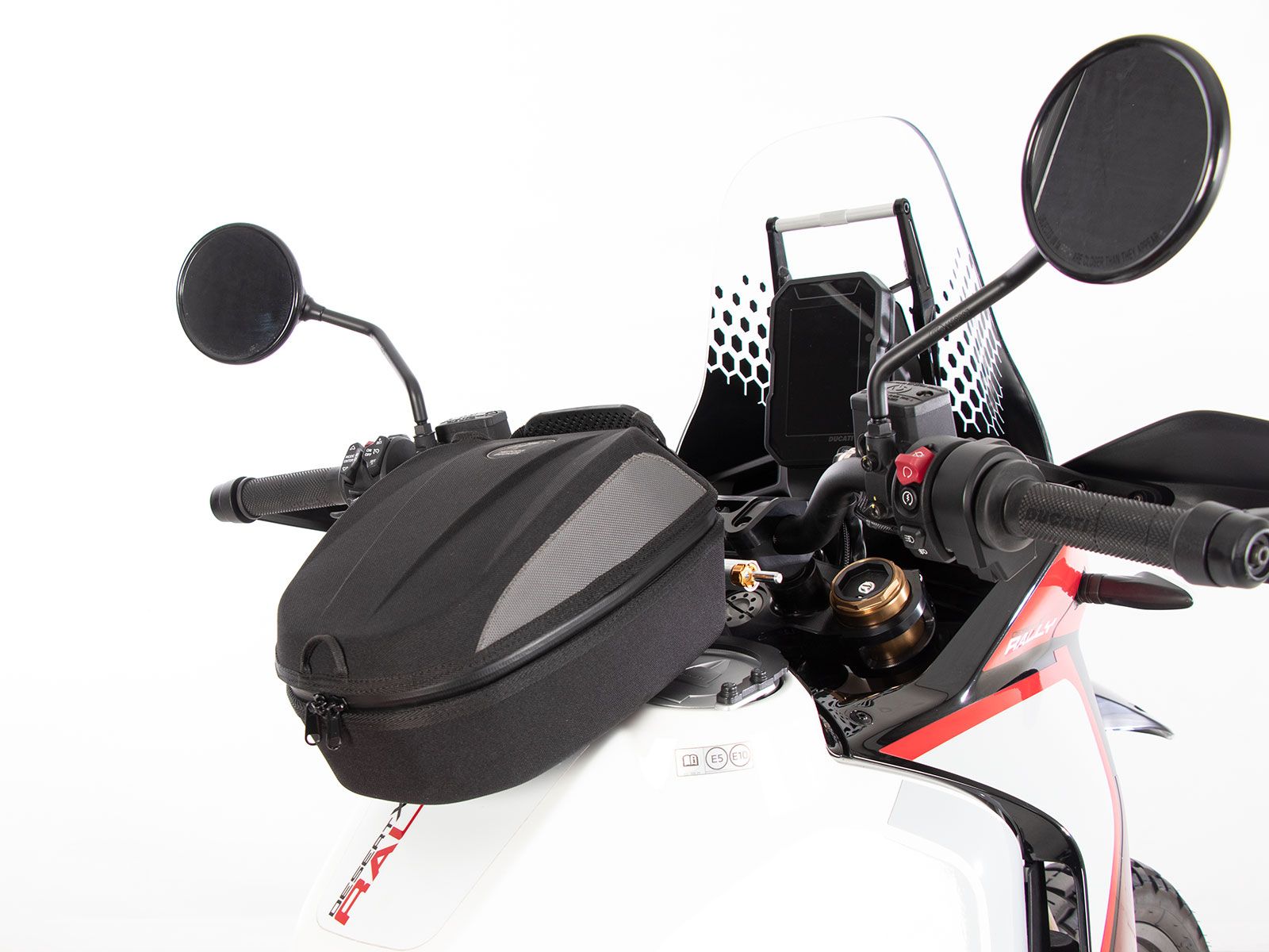 Anello serbatoio di base con blocco borsa serbatoio per Ducati DesertX (22-) Hepco & Becker