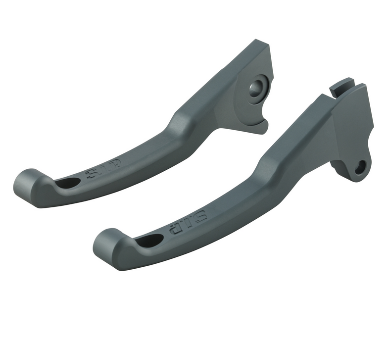Set di leve sportive per Vespa LX /LXV /S /Primavera /Sprint 50-150cc, grigio opaco
