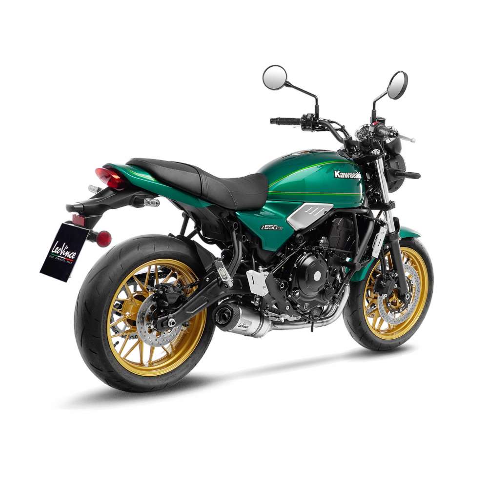 LeoVince sistema completo LV One Evo per Kawasaki Ninja /Versys /Z 650, argento, omologazione E