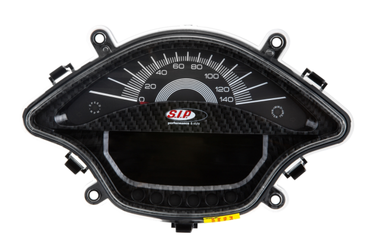 Contagiri/tachimetro per Vespa Primavera/Sprint 50-150cc 2T/4T AC, look carbonio