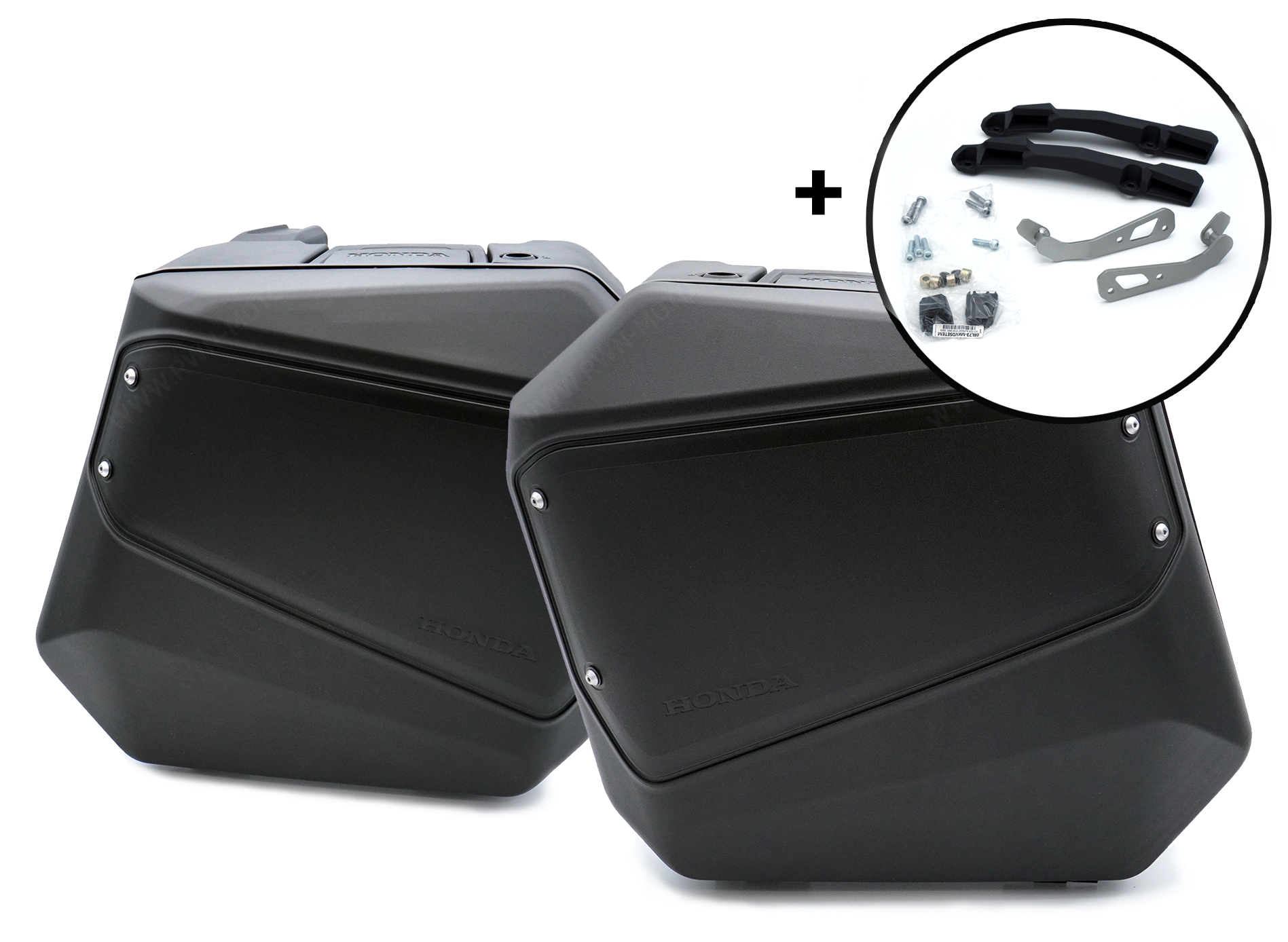 Set di valigie laterali con sistema di trasporto per Honda NC 750 X (21-) originale Honda