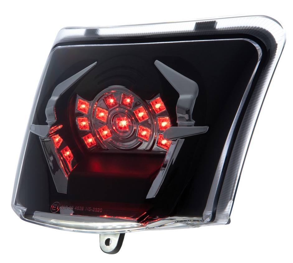 Fanale posteriore MK II LED per Vespa GTS/GTS Super/GTV 125-300cc HPE ('18-), trasparente