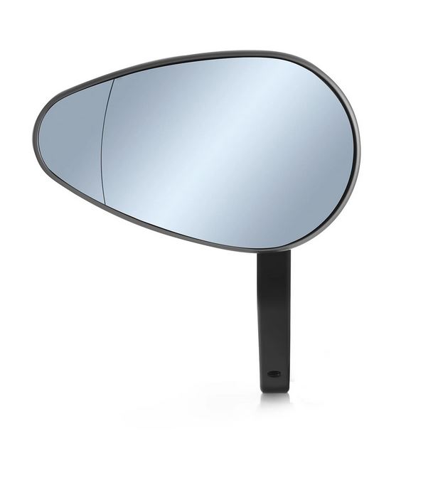 Specchietto per manubrio RIZOMA "Reverse Radial" destro o sinistro per Vespa, anodizzato grigio
