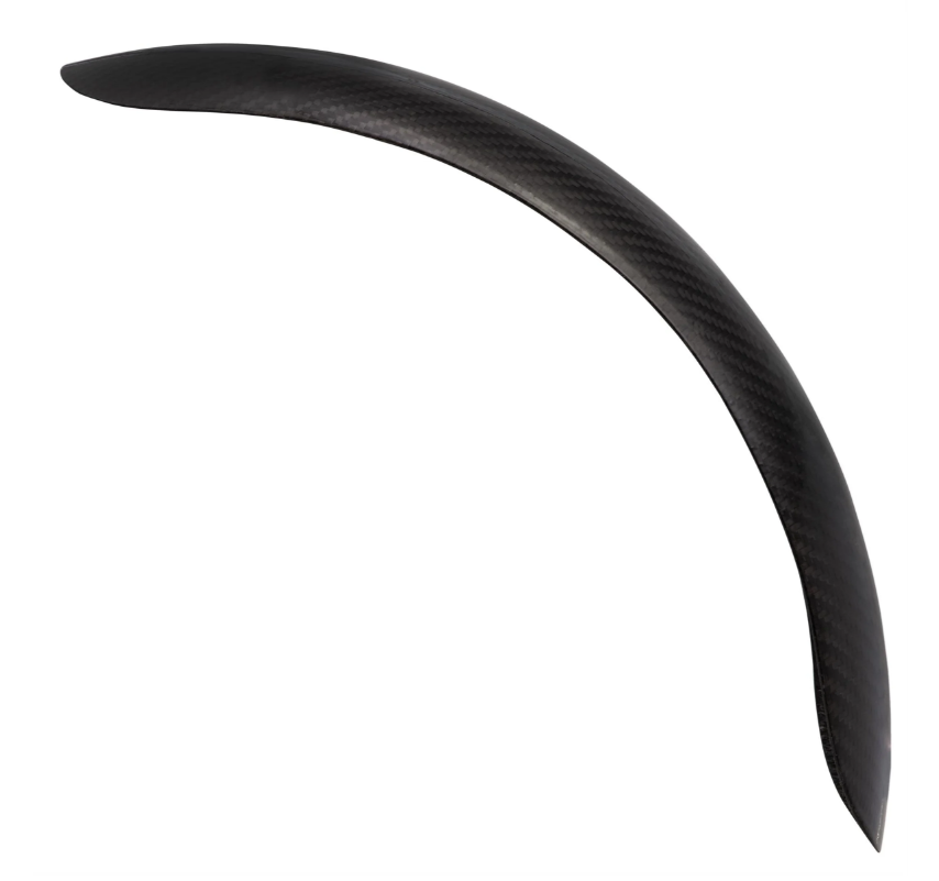 Parafango Garelli Race EVO II senza staffa universale, per Vespa PX 80-200ccm, carbonio trasparente