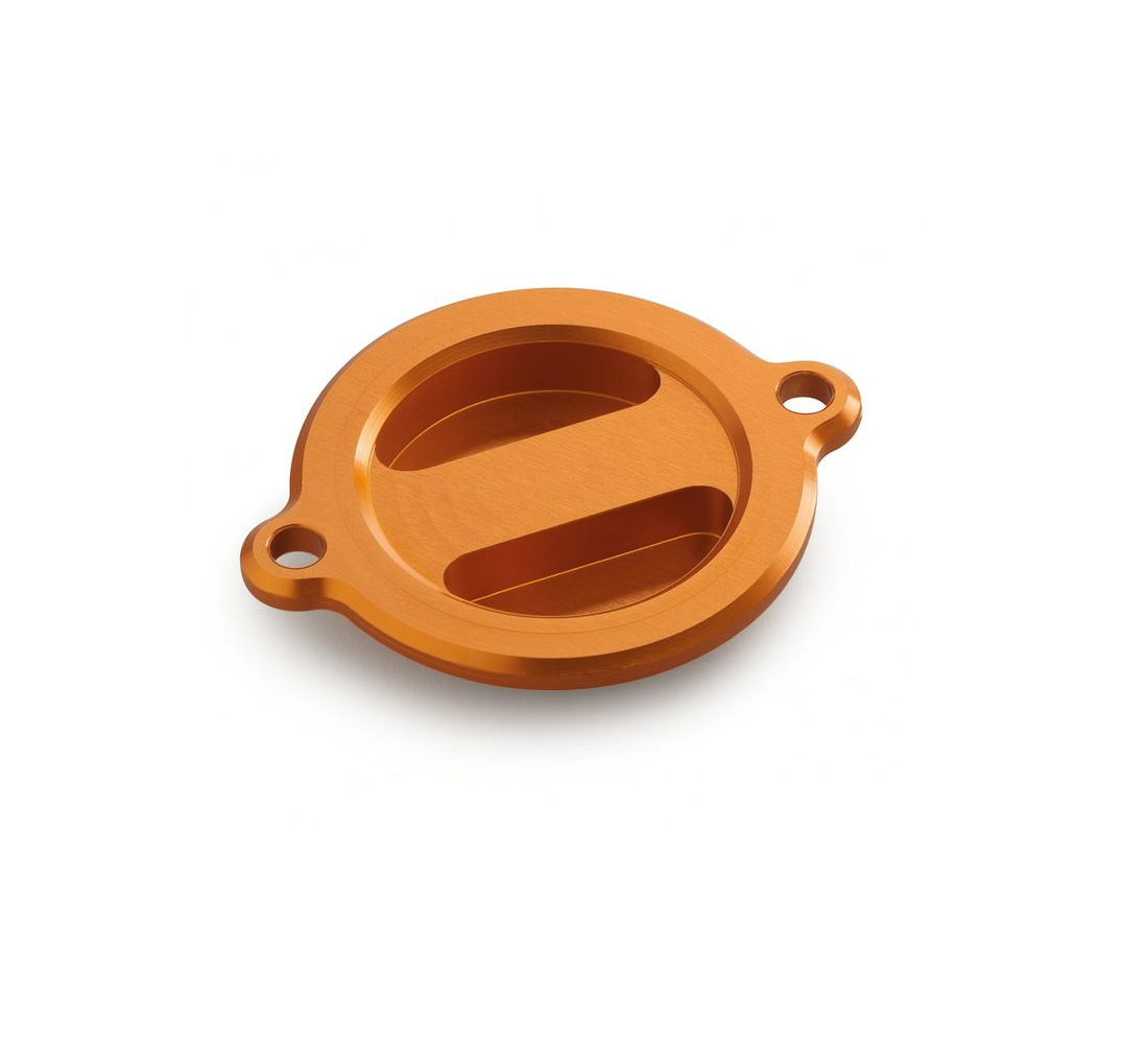 KTM tappo filtro olio CNC arancione per 125,390,690,790 Duke 1290 Super Duke R / GT