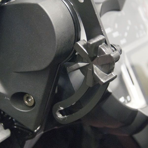 Staffa di rinforzo parabrezza per BMW R 1200 GS LC /Adventure LC, R 1250 GS, nero