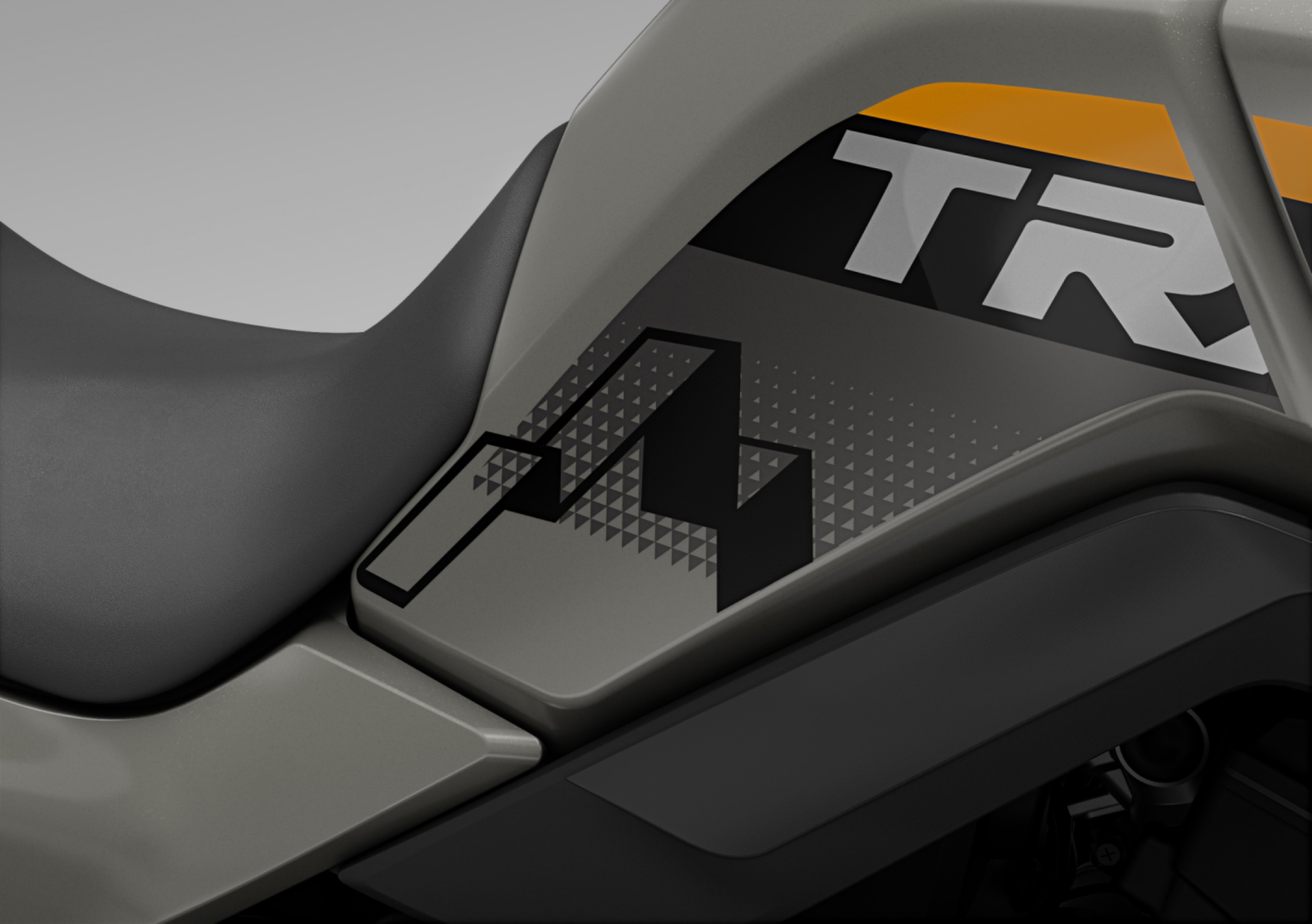 Protezioni serbatoio laterali nere per Honda XL 750 Transalp (25-) Originali