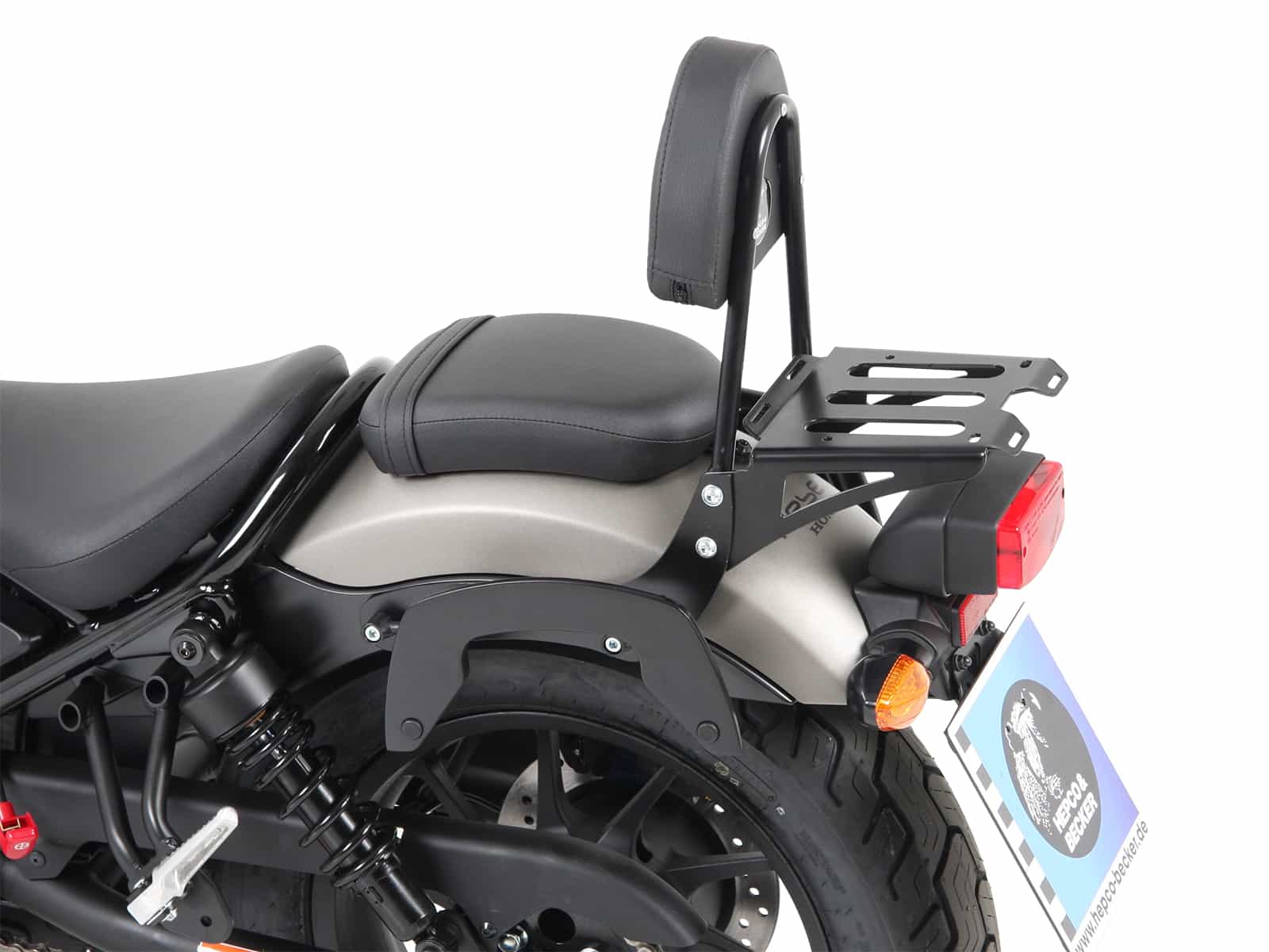 Portapacchi laterale C-Bow nero per Honda CMX 500 Rebel (17-) Hepco & Becker