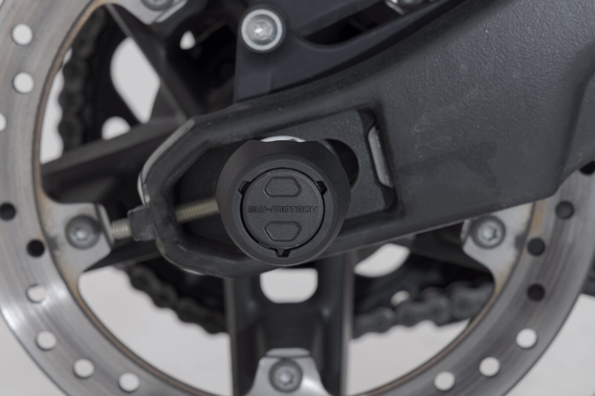 SW-Motech Kit tamponi per asse posteriore nero per Harley-Davidson Pan America 1250 - SW Motech