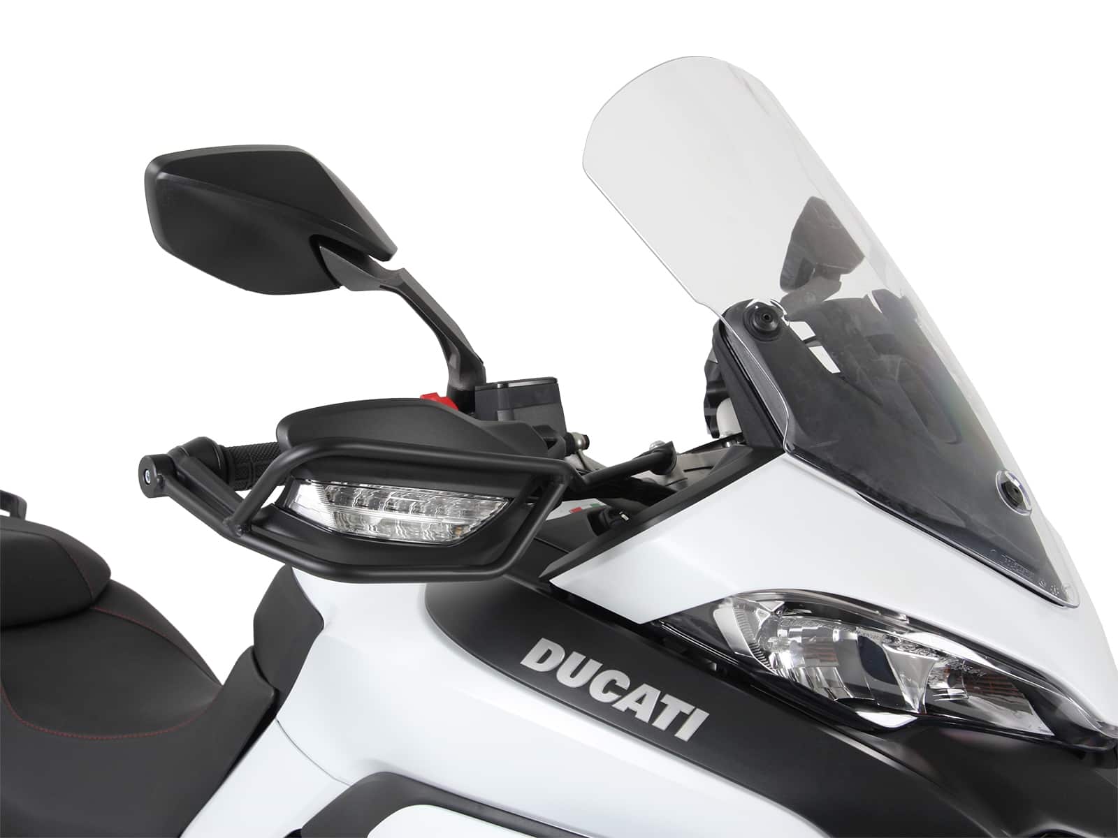 Set di maniglie nere per Ducati Multistrada 1200 Enduro (16-18) originali Hepco & Becker