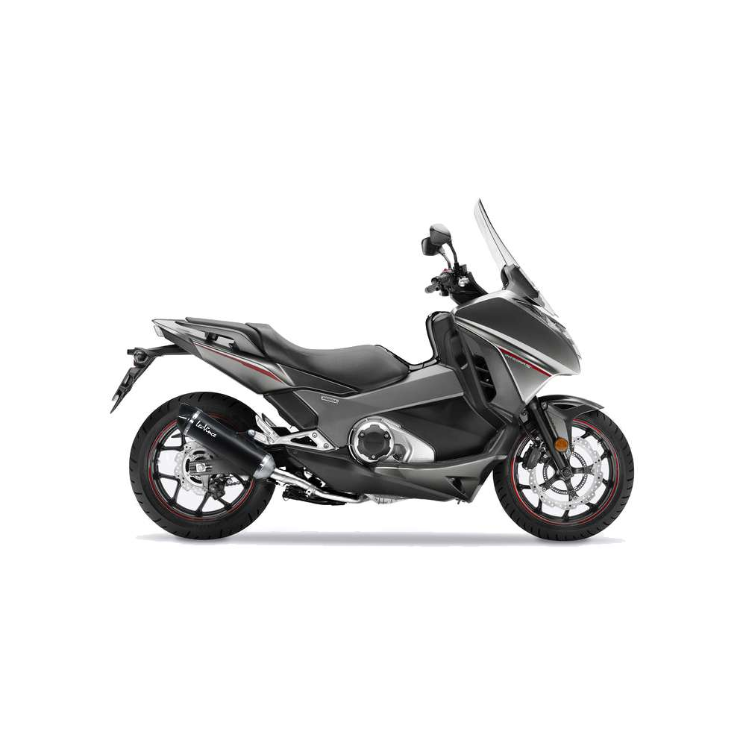 Impianto di scarico LeoVince SBK Nero Evo 2, inox, per Honda Intergra 750 / DCT / ABS (Bj.16-19)