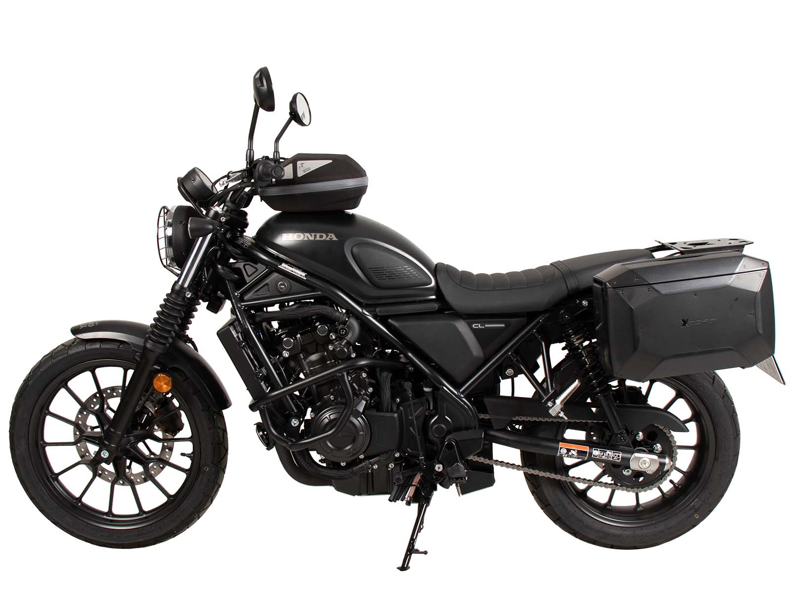 Portapacchi laterale sinistro C-Bow nero per Honda CL 500 Scrambler (23-) Hepco & Becker