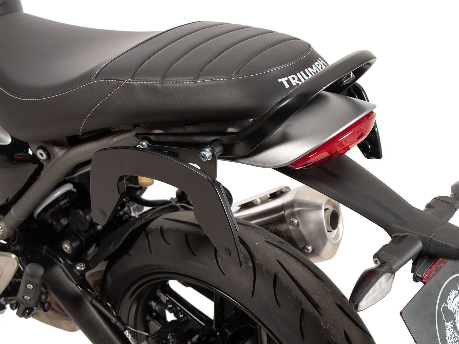 Portapacchi laterale C-Bow per Triumph Speed 400 (24-) Originale Hepco e Becker