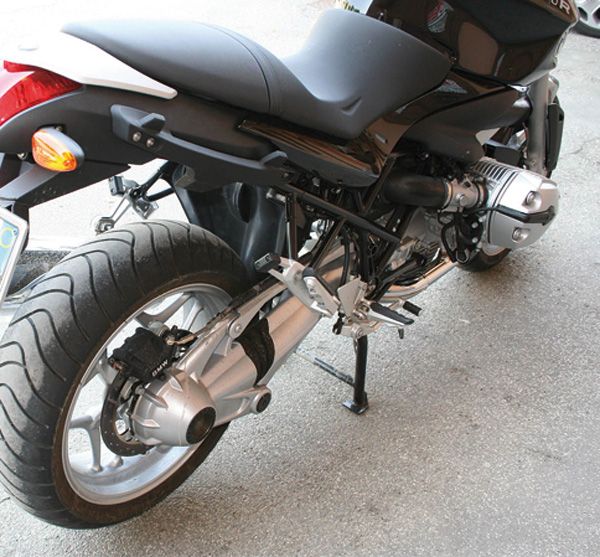 Paraspruzzi posteriore per BMW R 1200 R (06-10), plastica, nero