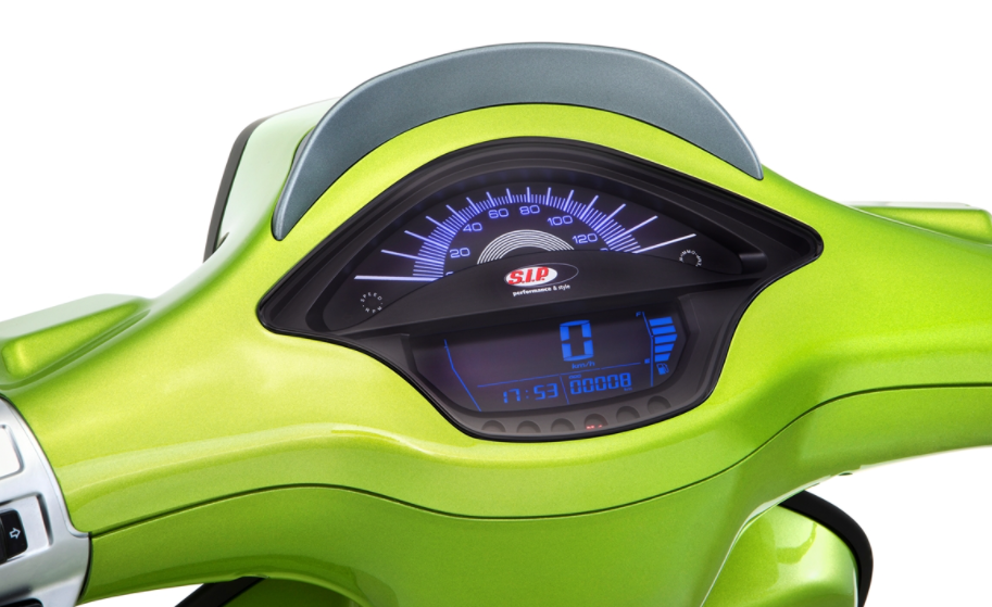 Contagiri/tachimetro per Vespa Primavera/​Sprint 50-150ccm 2T/​4T AC, nero