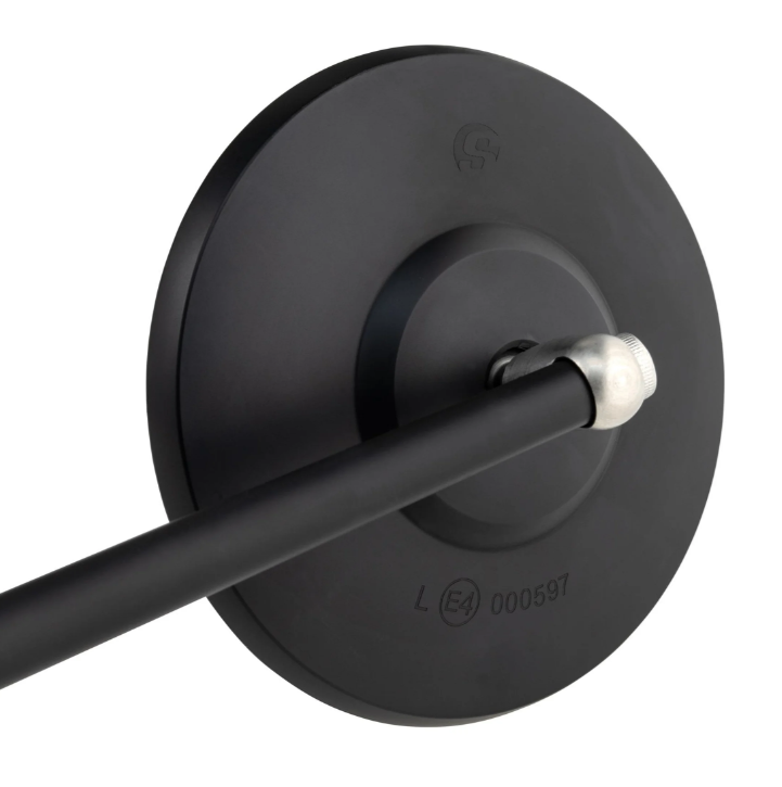 Specchio standard per Vespa, filettatura destra, nero opaco