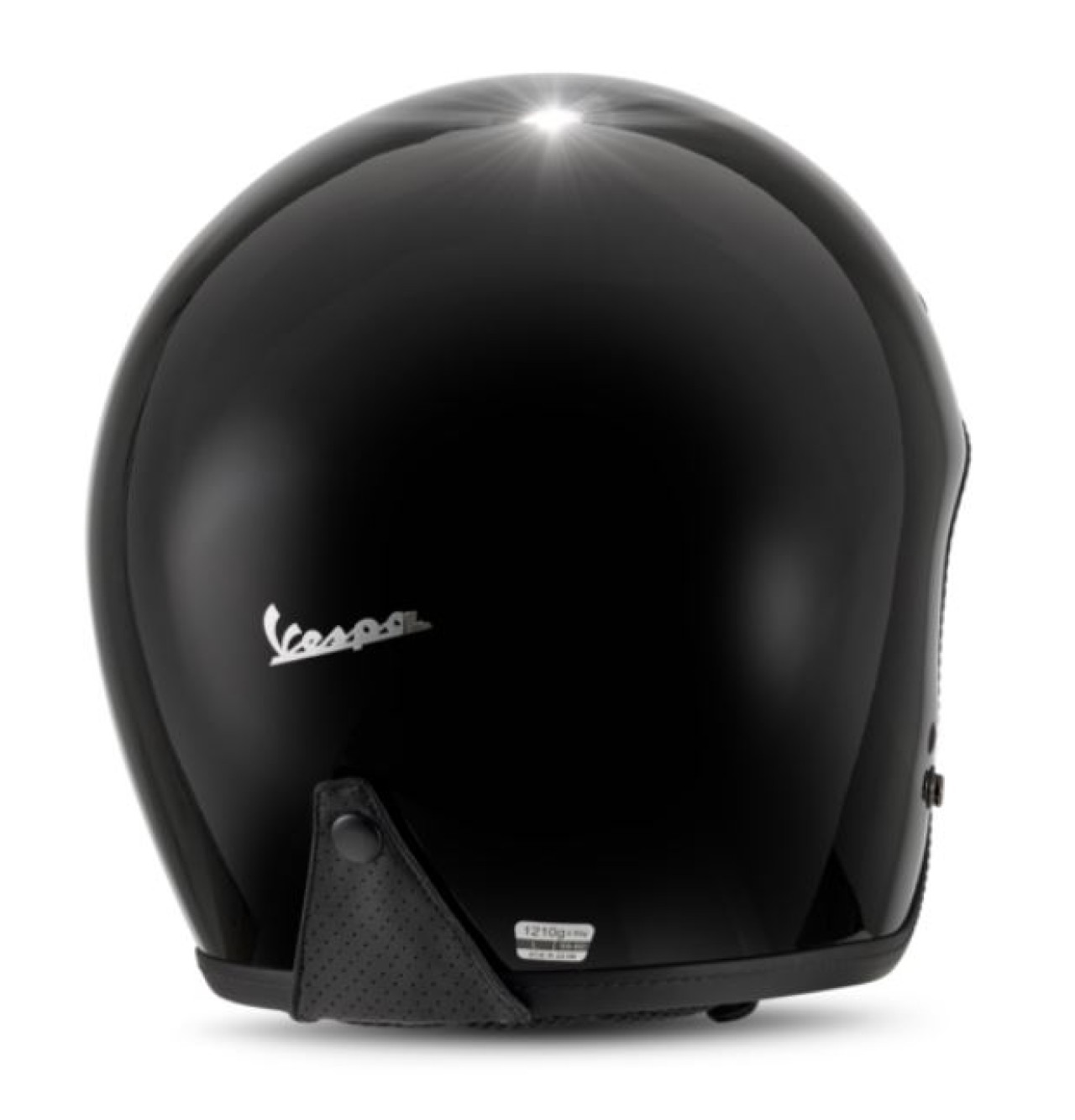 Casco Vespa jet Versilia nero