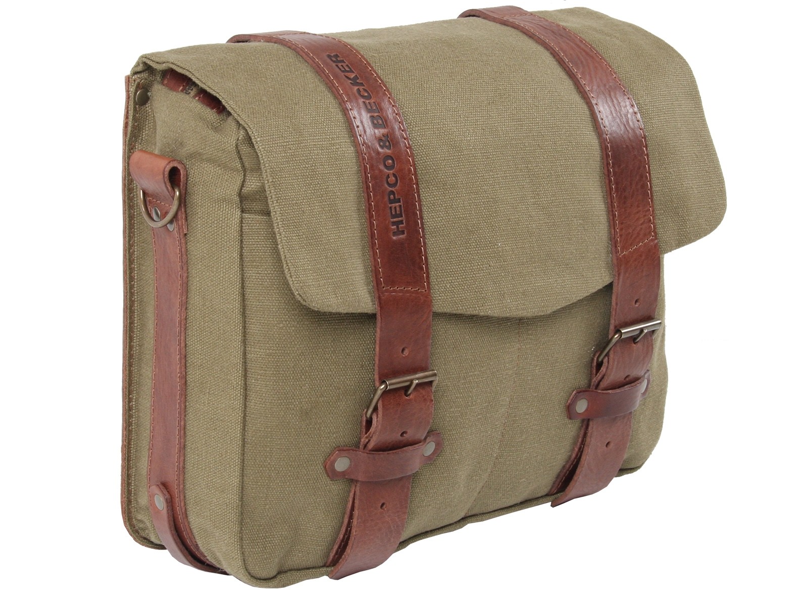 Set di borse da corriere LEGACY L/L verde per portapacchi C-Bow Hepco & Becker
